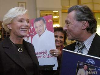 Karel Gott a Helena Vondráková