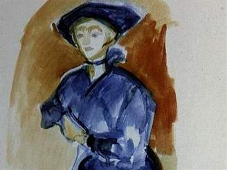 Edvard Munch - Modré aty
