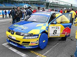 Rickard Rydell s vozem Seat Toledo