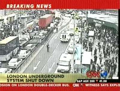 Výbuch v londýnském metru