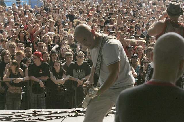 Skupina Dark Gamballe na Masters of Rock ve Vizovicích.