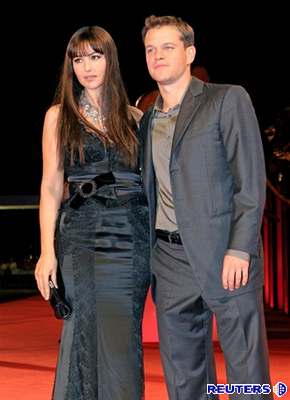 Monica Bellucci a Matt Damon 