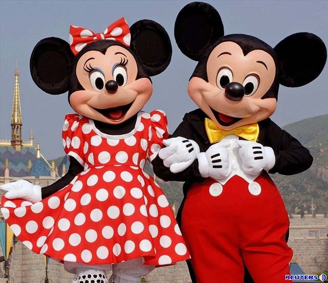 Mickey Mouse a Minnie Mouse