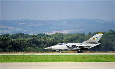 Letoun Tornado britského Královského letectva. Ilustraní foto.