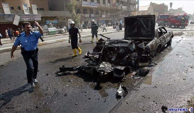 V centru Bagdádu explodoval automobil