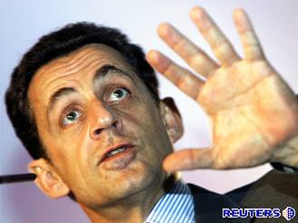 Francouzsk ministr vnitra Nicolas Sarkozy