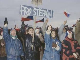 Demonstrace, listopad 1989.