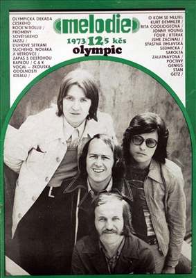 Olympic na obálce asopisu Melodie, rok 1973