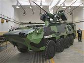 Armáda na veletrhu poprvé pedstaví nový transportér Pandur II.