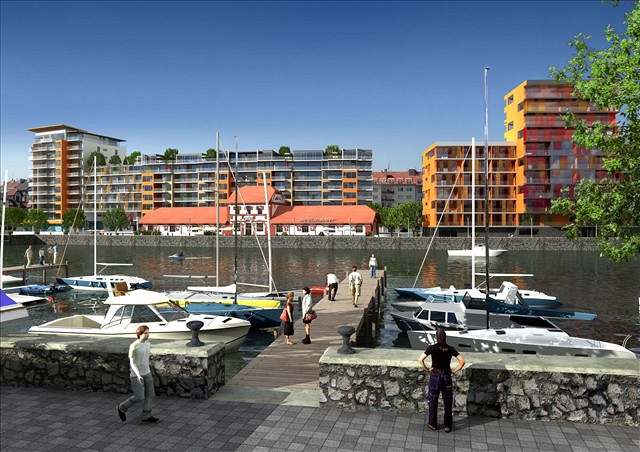 Projekt Prague Marina v Holeovicích.