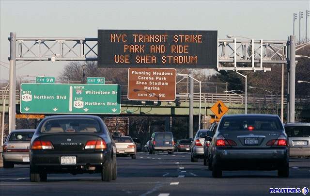 Stávka v newyorské doprav