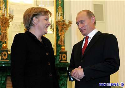 Angela Merkelová jednala v Moskv s Vladimirem Putinem