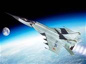 MiG-25 dosáhne na nkolik minut výky 25 tisíc metr. Ilustraní foto.