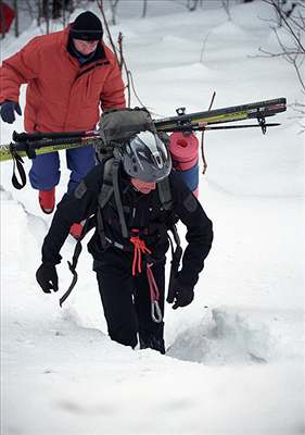 Extrémní armádní závod Winter Survival.