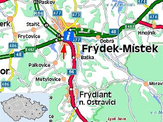 Nehody destek aut ochromily Frdecko-Mstecko