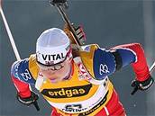 Norská biatlonistka Linda Tjörhomová