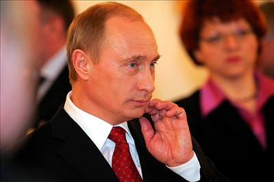 Vladimir Putin navtívil Prahu minulý týden.