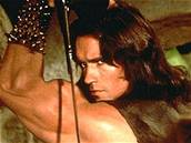 Arnold Schwarzenegger ve filmu Barbar Conan.
