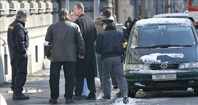 Policie ádnou výbuninu v aut soudce Bouka nenala.