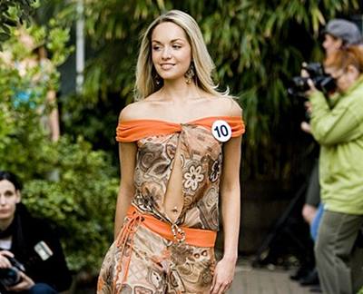 Finalistka Miss R Taána Kuchaová