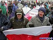 Na pt stovek lidí protestovalo v Minsku proti znovuzvolení Alexandra Lukaenka