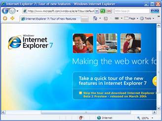 Internet Explorer 7 esky