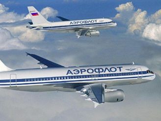 Letadla Airbus v barvách Aeroflotu