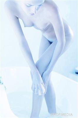 Mýdlo, umývání, sprchování - ilustraní foto