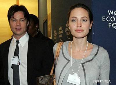 Brad Pitt a Angelina Jolie v roce 2006