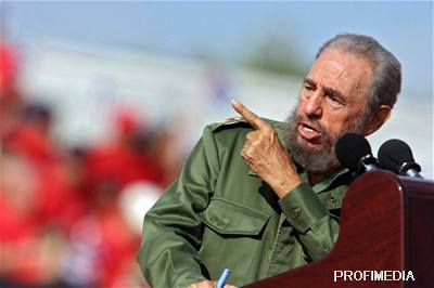 Kubánský prezident Fidel Castro