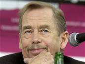 Václav Havel diskutoval se studenty o pádu komunismu.
