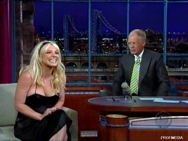 Britney Spearsová a David Letterman