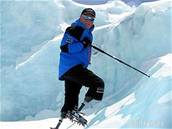 Mark Inglis pi výstupu na Mount Everest