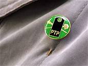 Odznak nkdejích písluník Pomocných technických prapor - PTP.