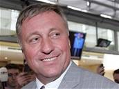 Mirek Topolánek ve volebním štábu ODS Mirek Topolánek ve volebním štábu ODS