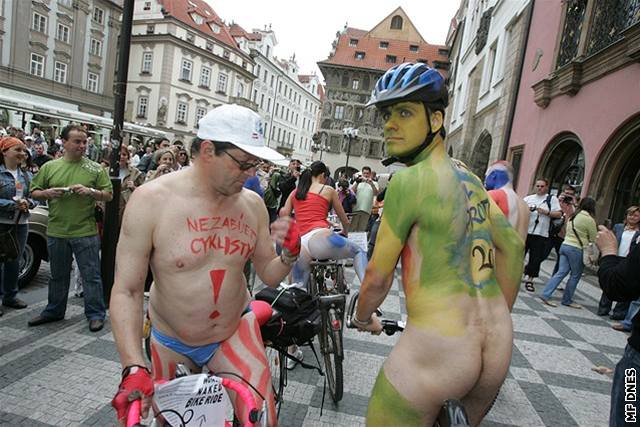 World Naked Bike Ride v Praze