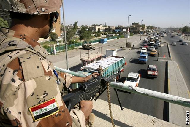 Irátí vojáci mají obnovit stabilitu Bagdádu. Ilustraní foto.