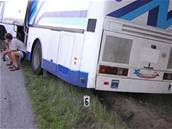 Nehoda eského autobusu u Malacek