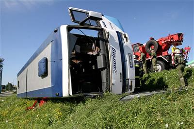 Havárie eského autobusu v Rakousku