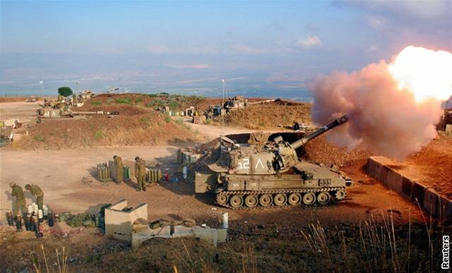 Libanon je pod neustálým ostelováním izraelských tank