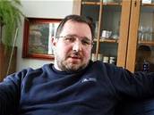 Petr Kott doma v Doksech (15. dubna 2004)