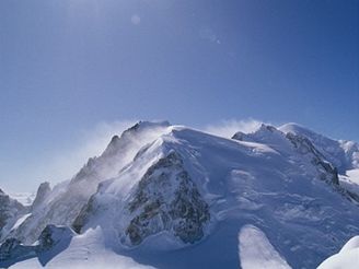 eský turista zemel na Mont Blanku. Ilustraní foto