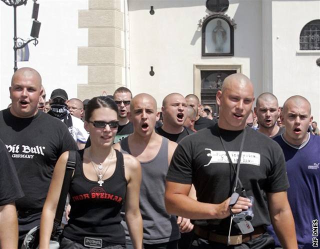 Pochod skinhead ve Svitavách