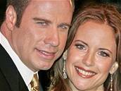 Herec John Travolta se svou enou Kelly Prestonovou