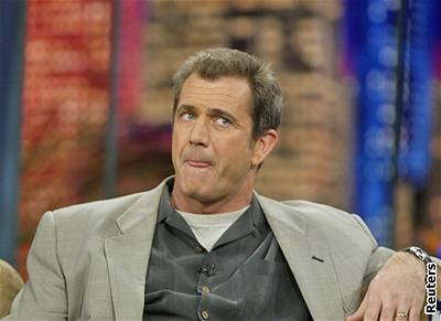 Mel Gibson - Mel Gibson v tpoadu The Tonight Show with Jay Leno na americké...
