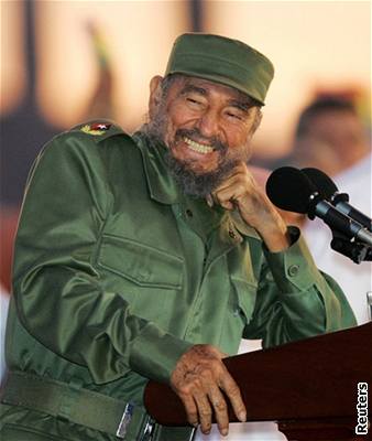 Fidel Castro v nedli oslaví osmdesáté narozeniny. Ilustraní foto