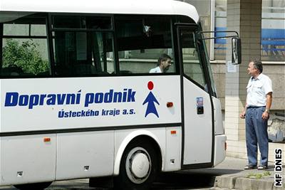 Stávka autobus v Ústeckém kraji