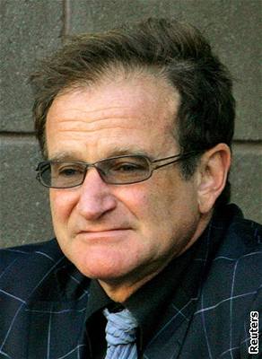 Robin Williams na tenisovém U.S. Open v New Yorku (10. záí 2005)