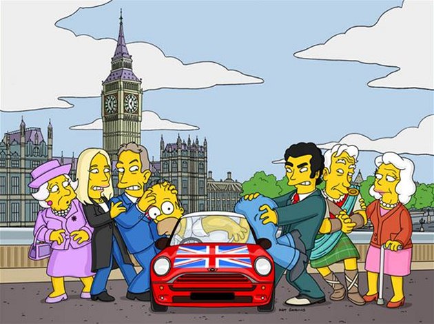 Simpsonovi - Homer v Londýn