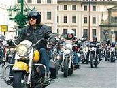 Motorky na Praském hrad